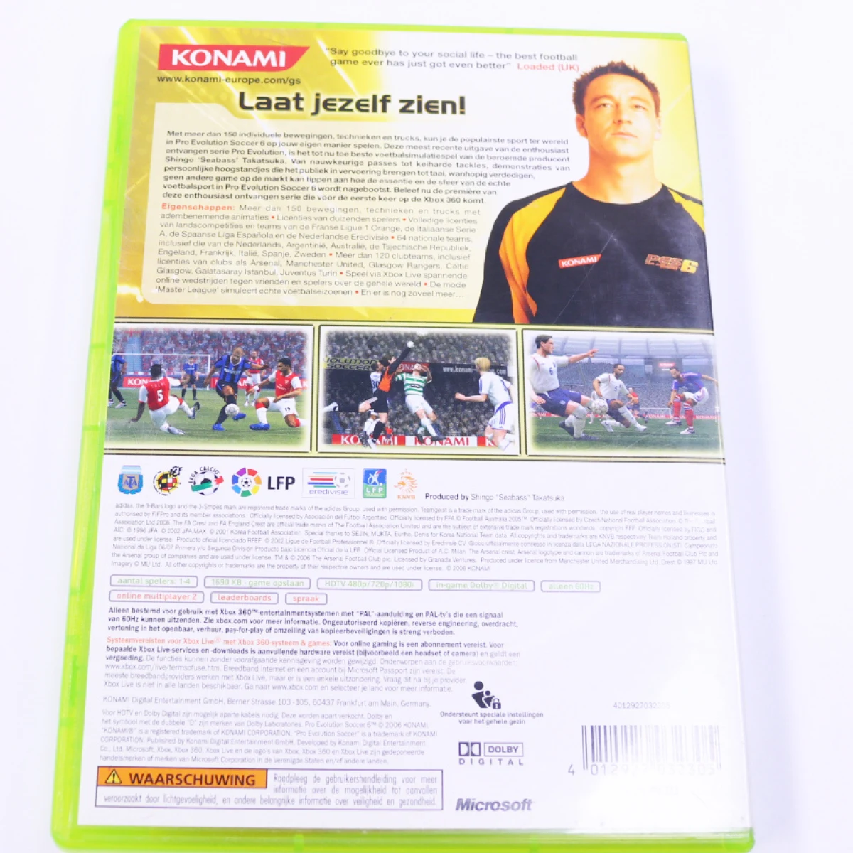 Xbox 360 - Pro Evolution Soccer 6 - productfoto 2