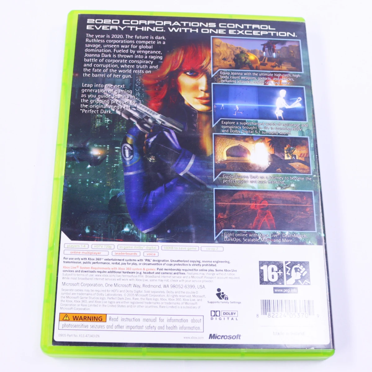 Xbox 360 - Perfect Dark Zero - productfoto 2