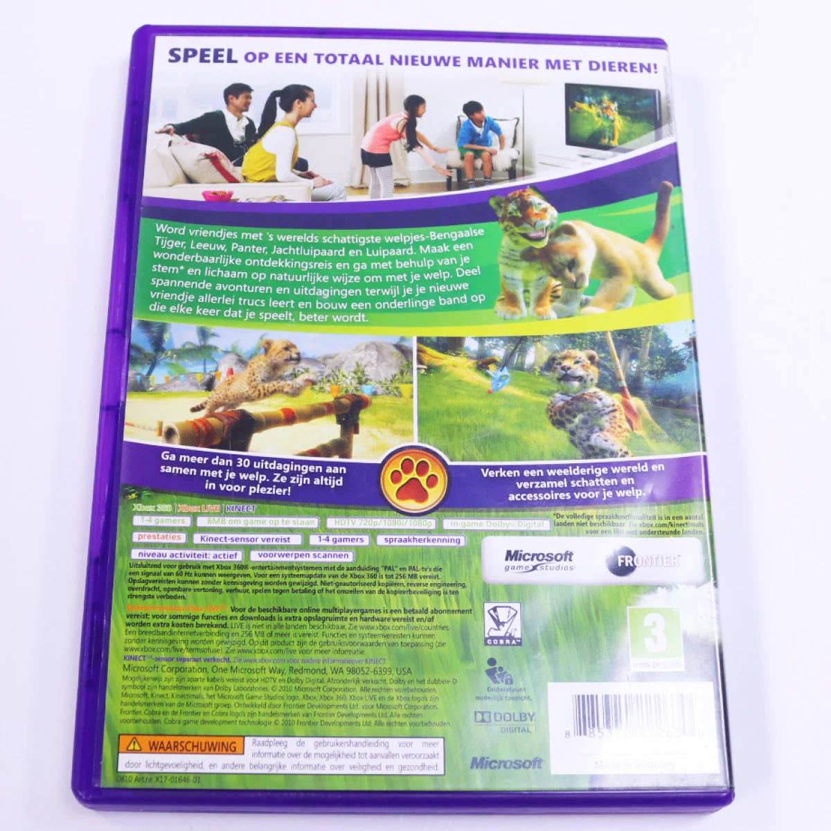 Xbox 360 - Kinectimals - productfoto 2