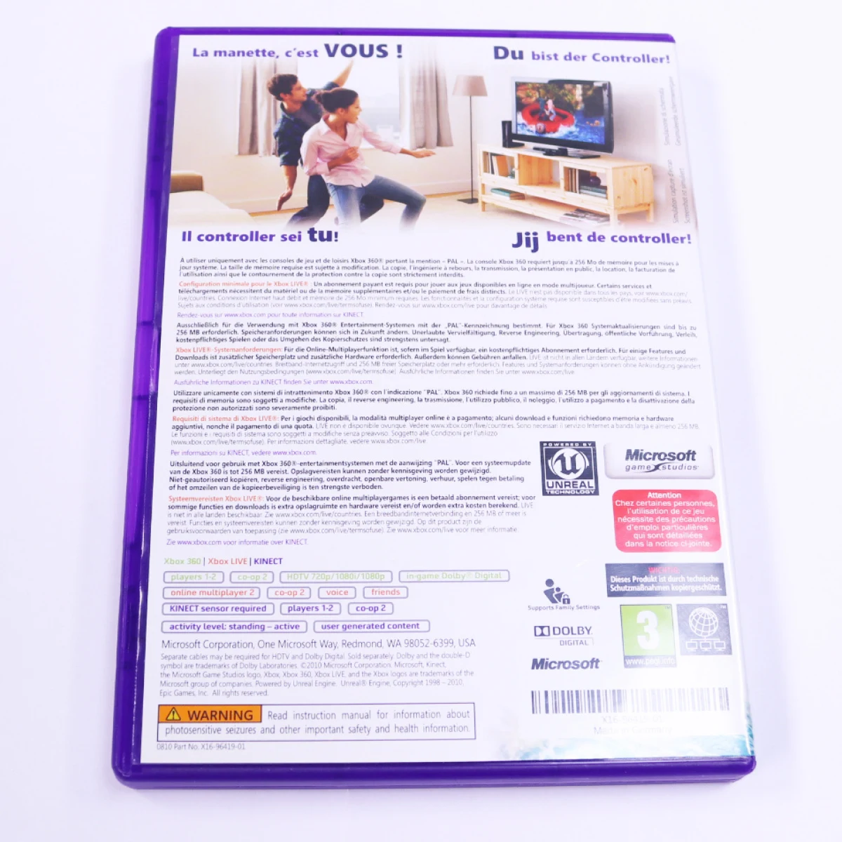 Xbox 360 - Kinect Adventures! - productfoto 2