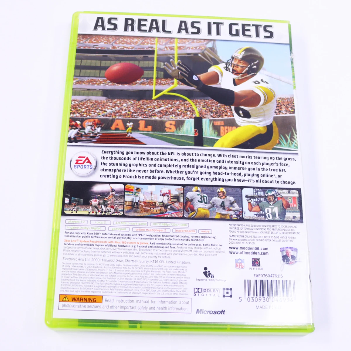 Xbox 360 - Madden NFL 06 - productfoto 2