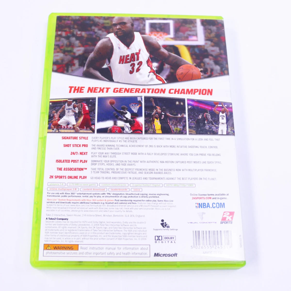 Xbox 360 - NBA 2K7 - productfoto 2