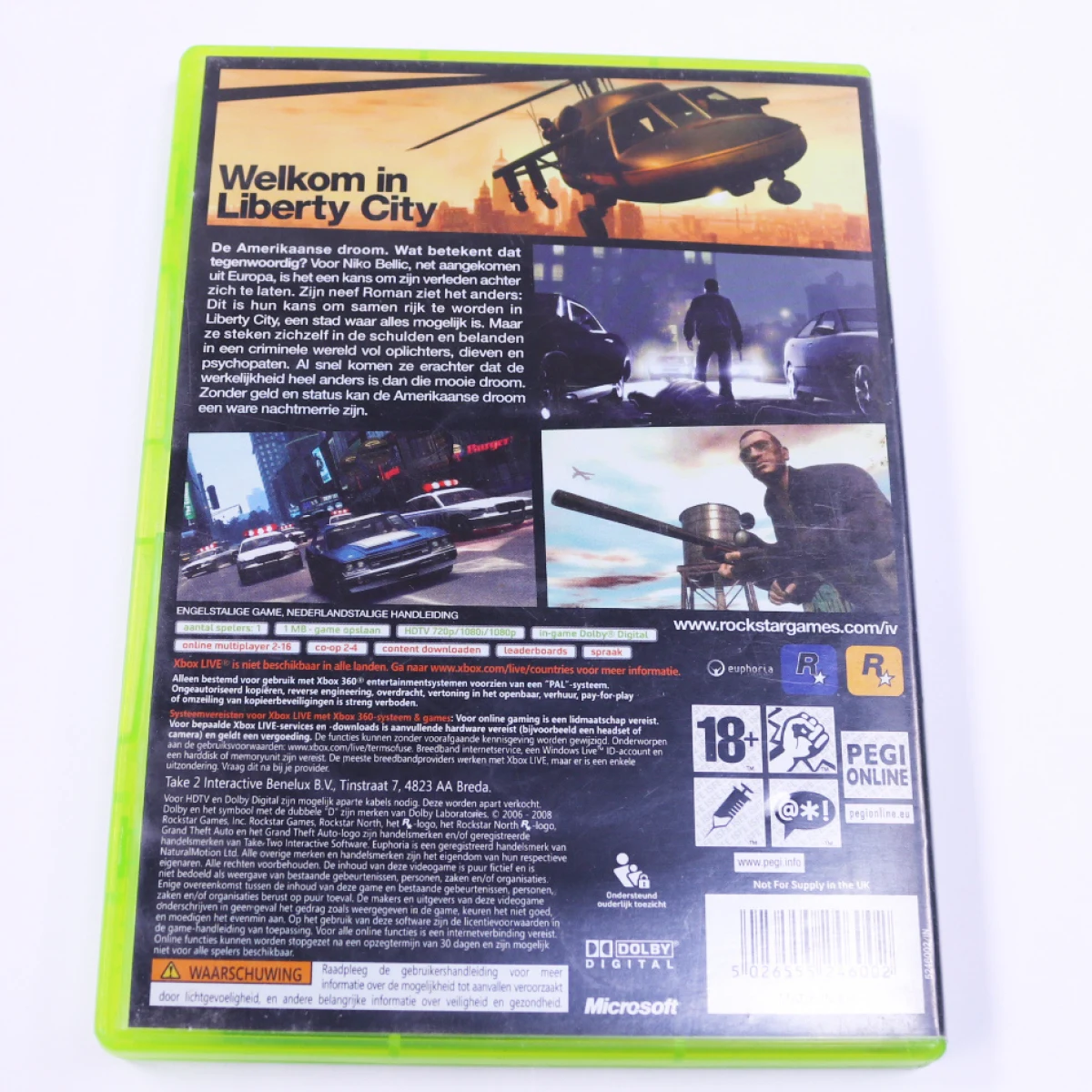 Xbox 360 - Grand Theft Auto IV - productfoto 2