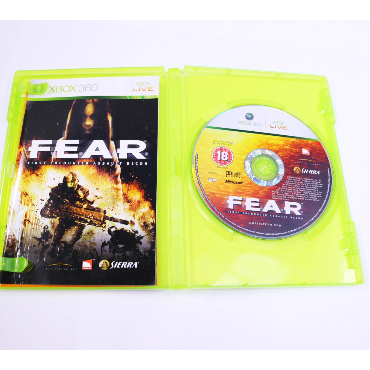 Xbox 360 - F.E.A.R. - First Encounter Assault Recon - productfoto 3