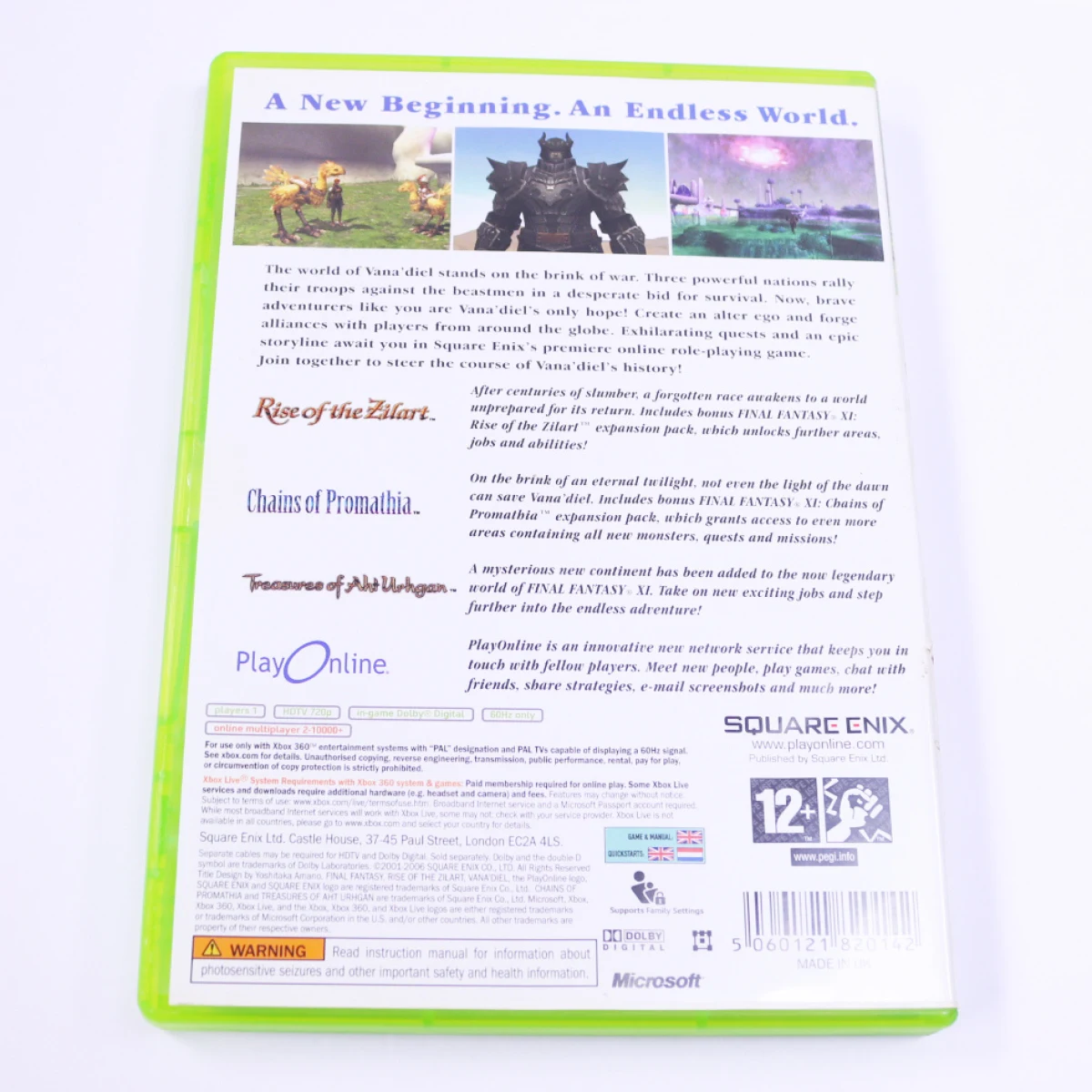 Xbox 360 - Final Fantasy XI [Ultimate Collection] - productfoto 2