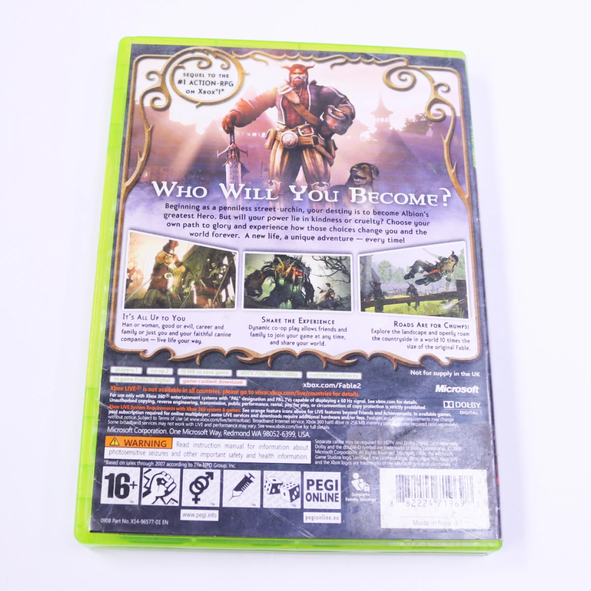 Xbox 360 - Fable II - productfoto 2