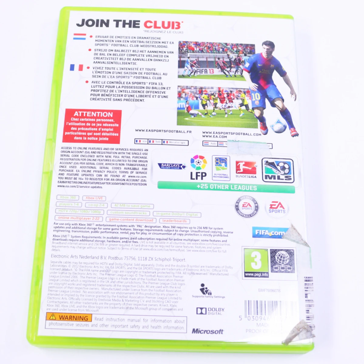 Xbox 360 - FIFA Soccer 13 - productfoto 2