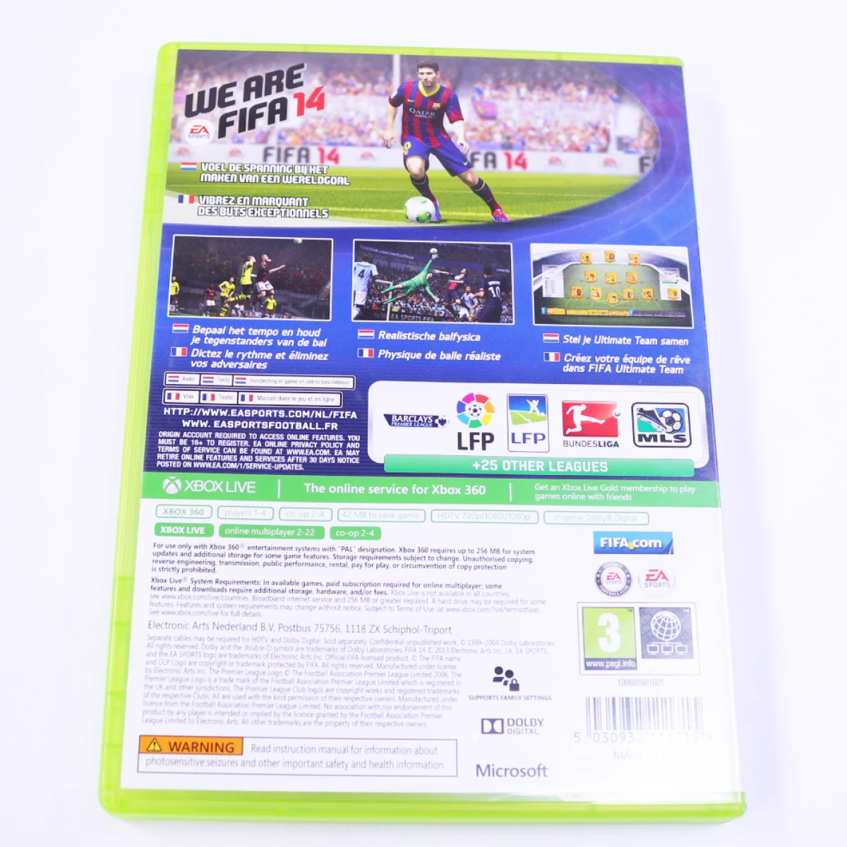 Xbox 360 - FIFA 14 - EA Sports - productfoto 2