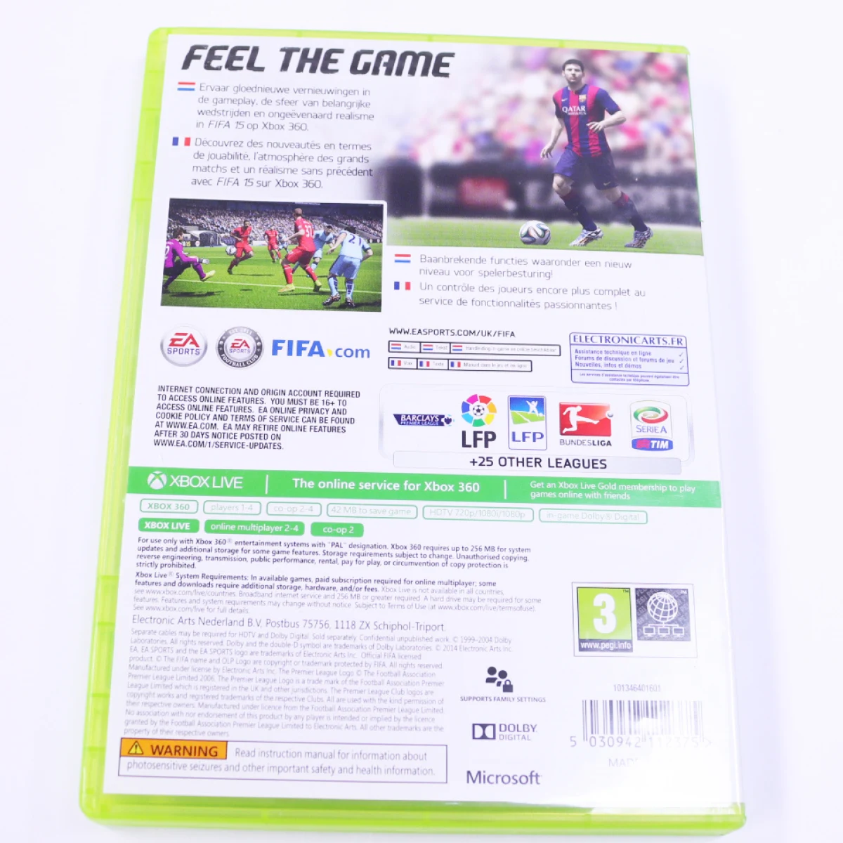 Xbox 360 - FIFA 15 - productfoto 2