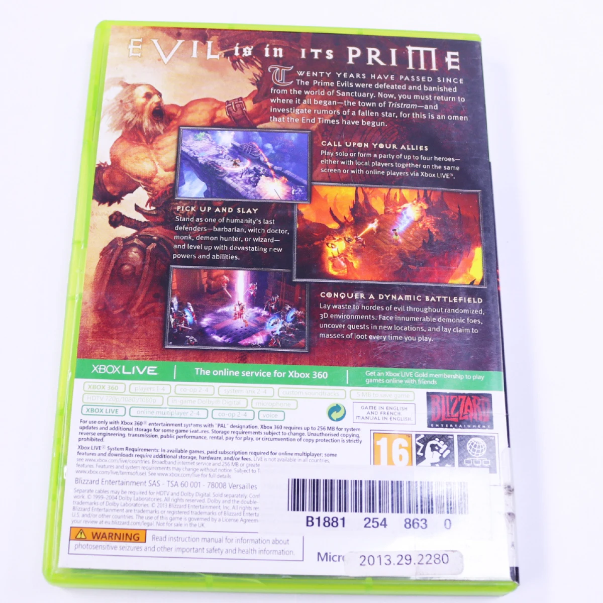 Xbox 360 - Diablo III - productfoto 2