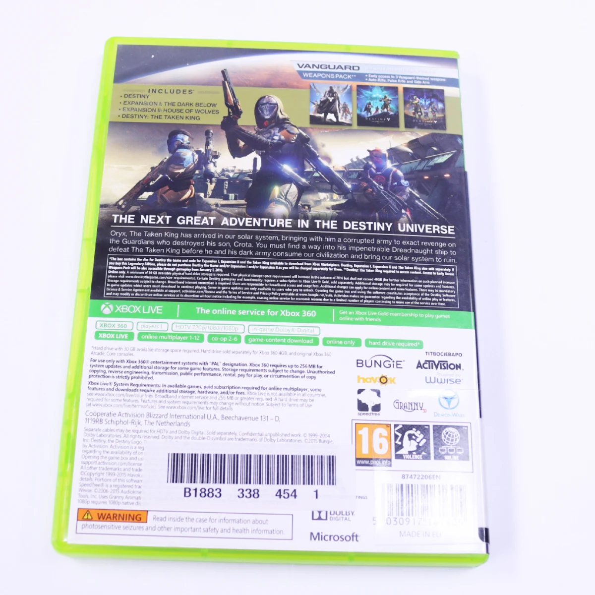 Xbox 360 - Destiny - The Taken King [Legendary Edition] - productfoto 2