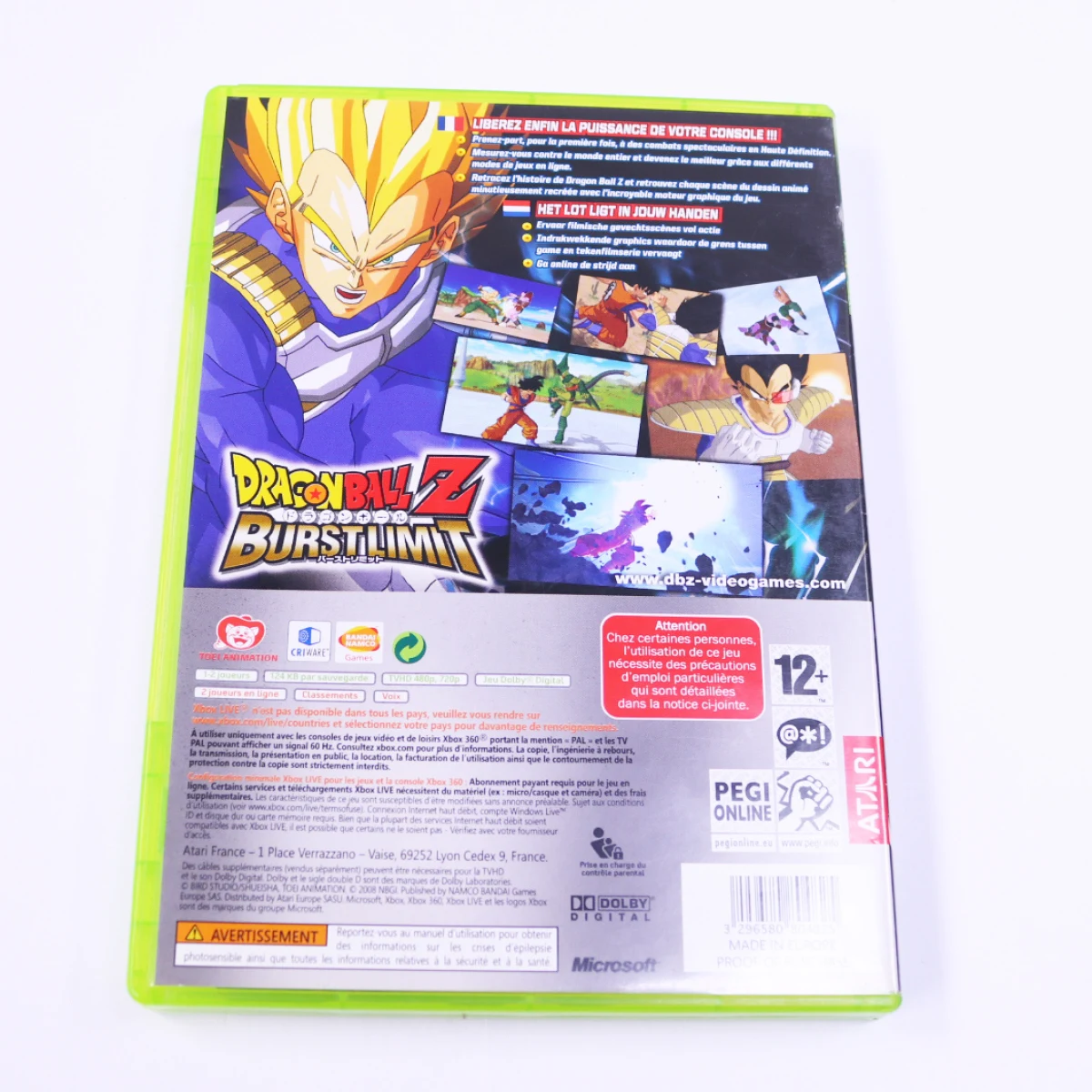 Xbox 360 - Dragon Ball Z: Burst Limit - productfoto 2