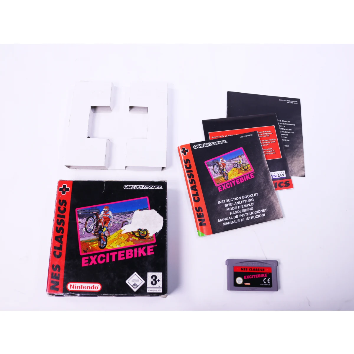 Game Boy Advance - Excitebike NES Classics - Boxed CIB