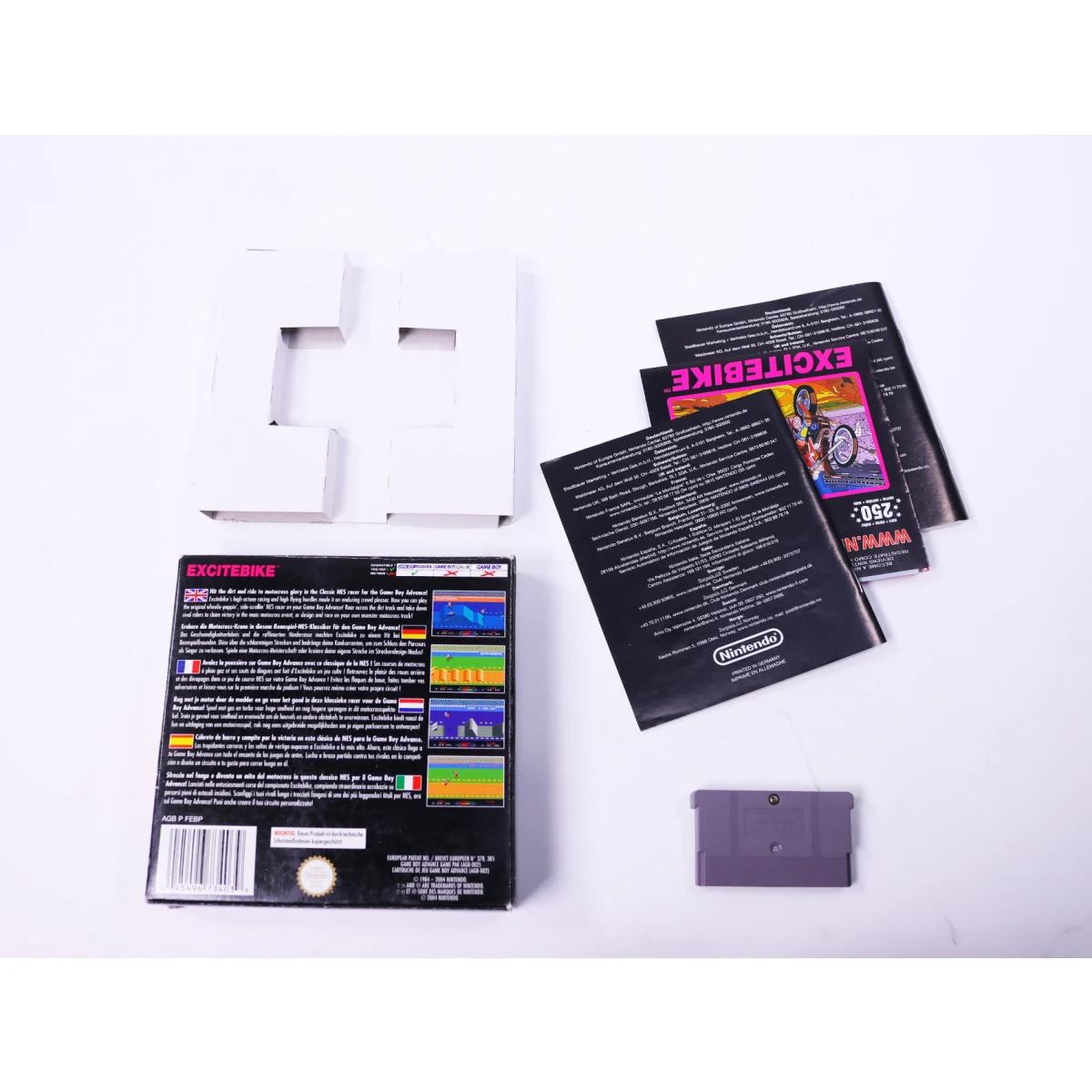 Game Boy Advance - Excitebike NES Classics - Boxed CIB - productfoto 2