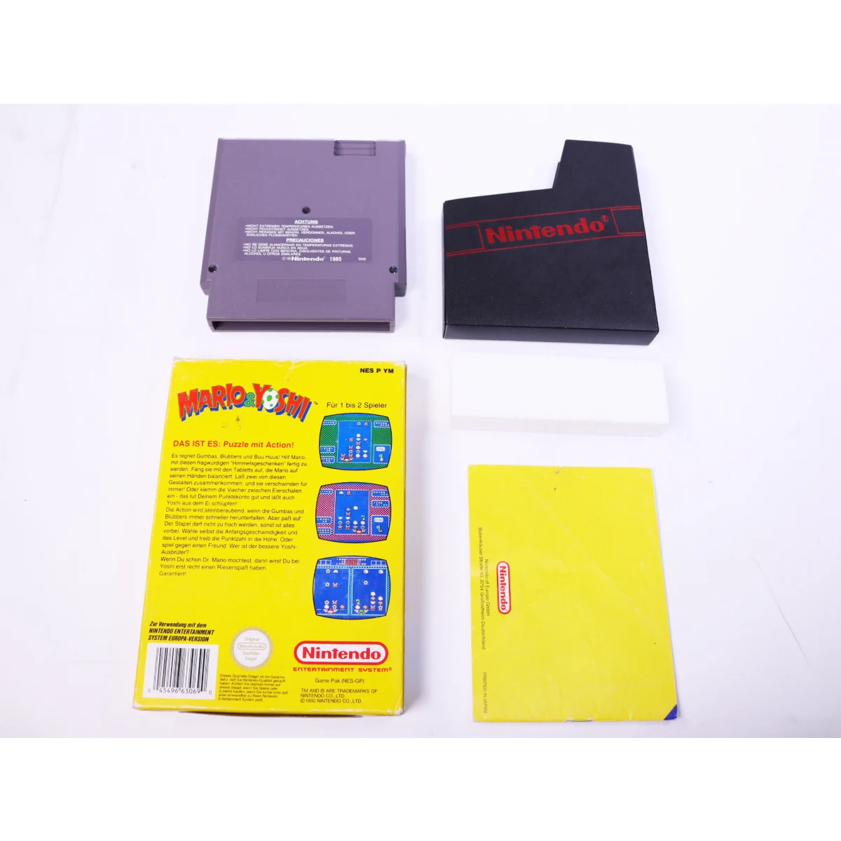 NES - Mario & Yoshi - Boxed CIB - productfoto 2