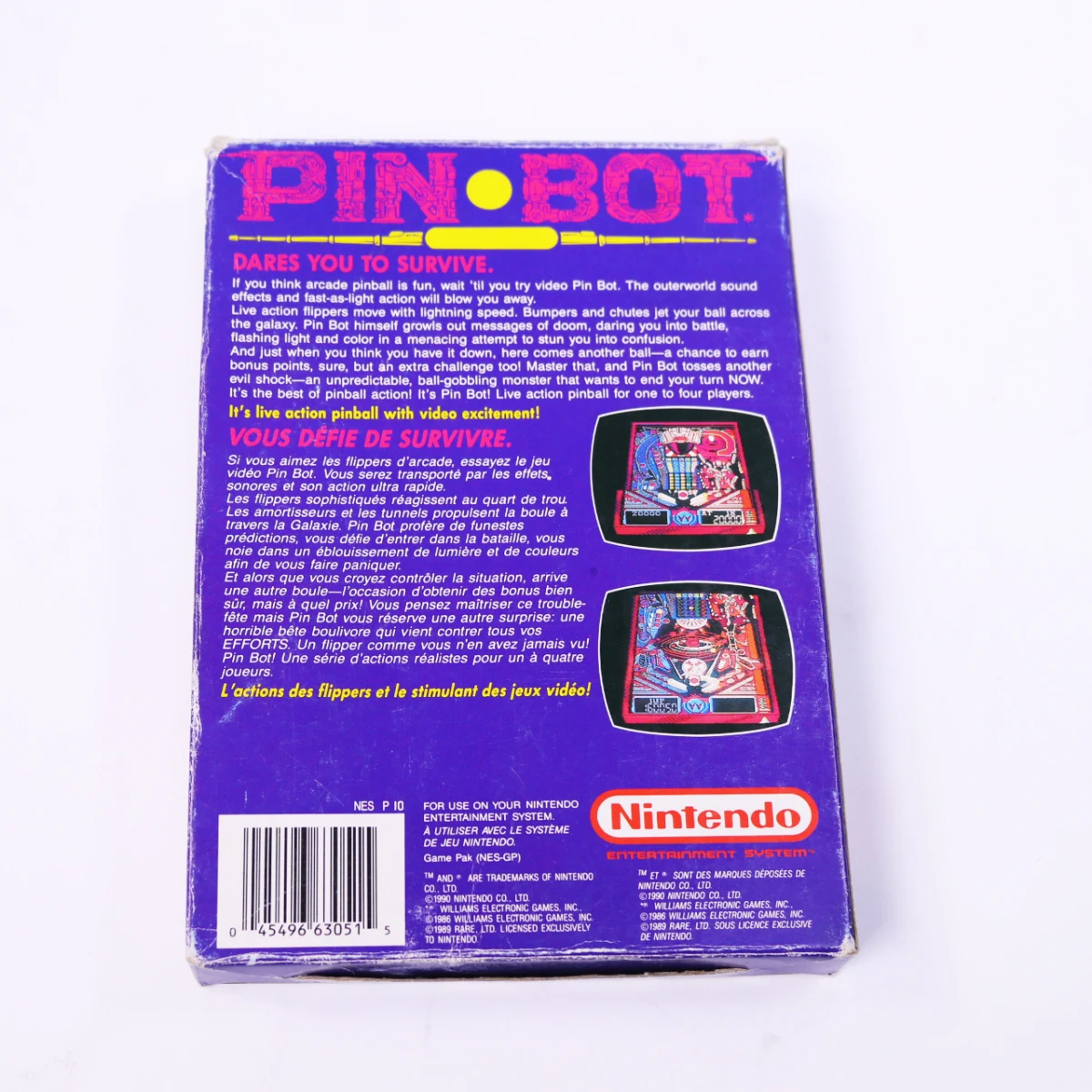 NES - Pin-Bot - Boxed CIB - productfoto 4