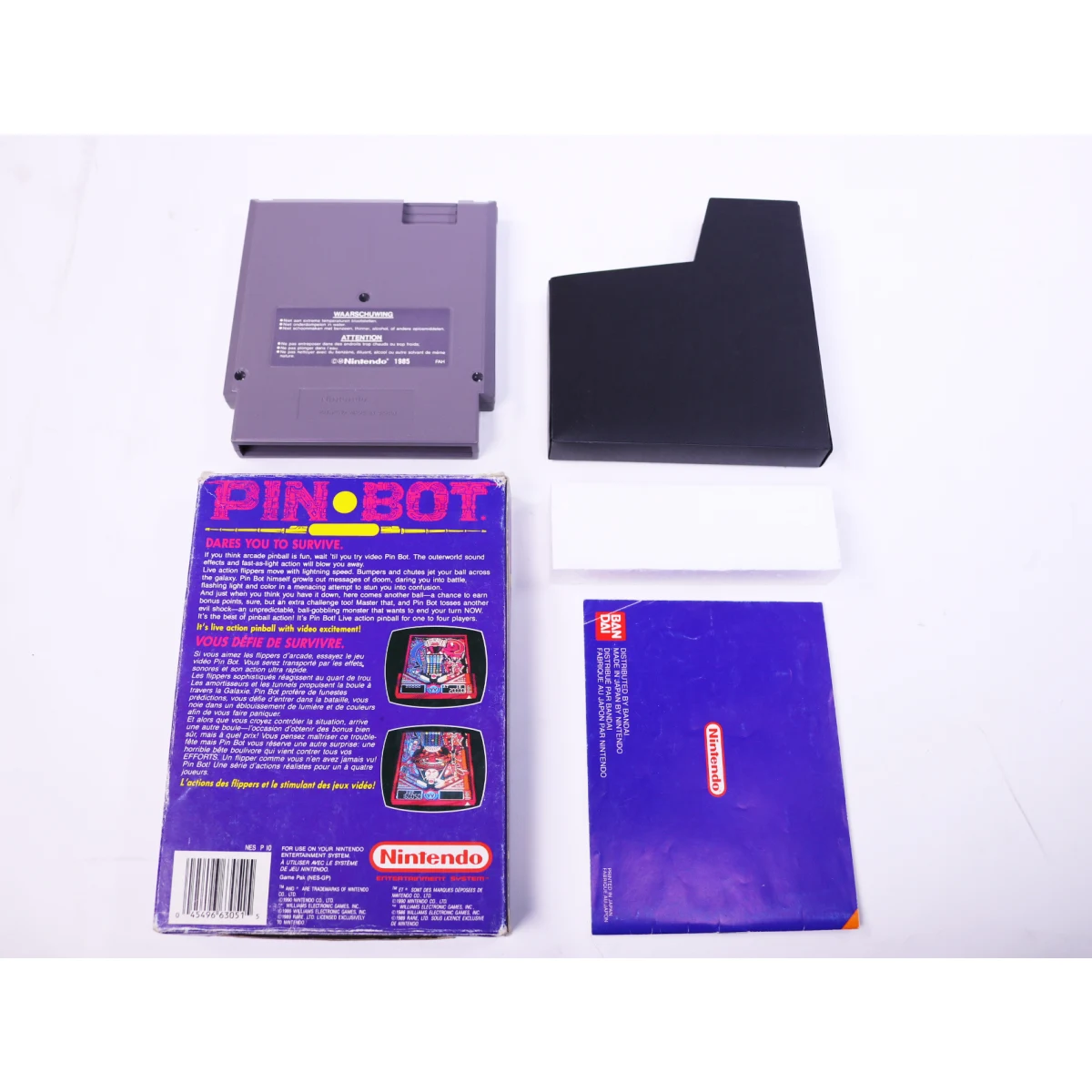 NES - Pin-Bot - Boxed CIB - productfoto 2