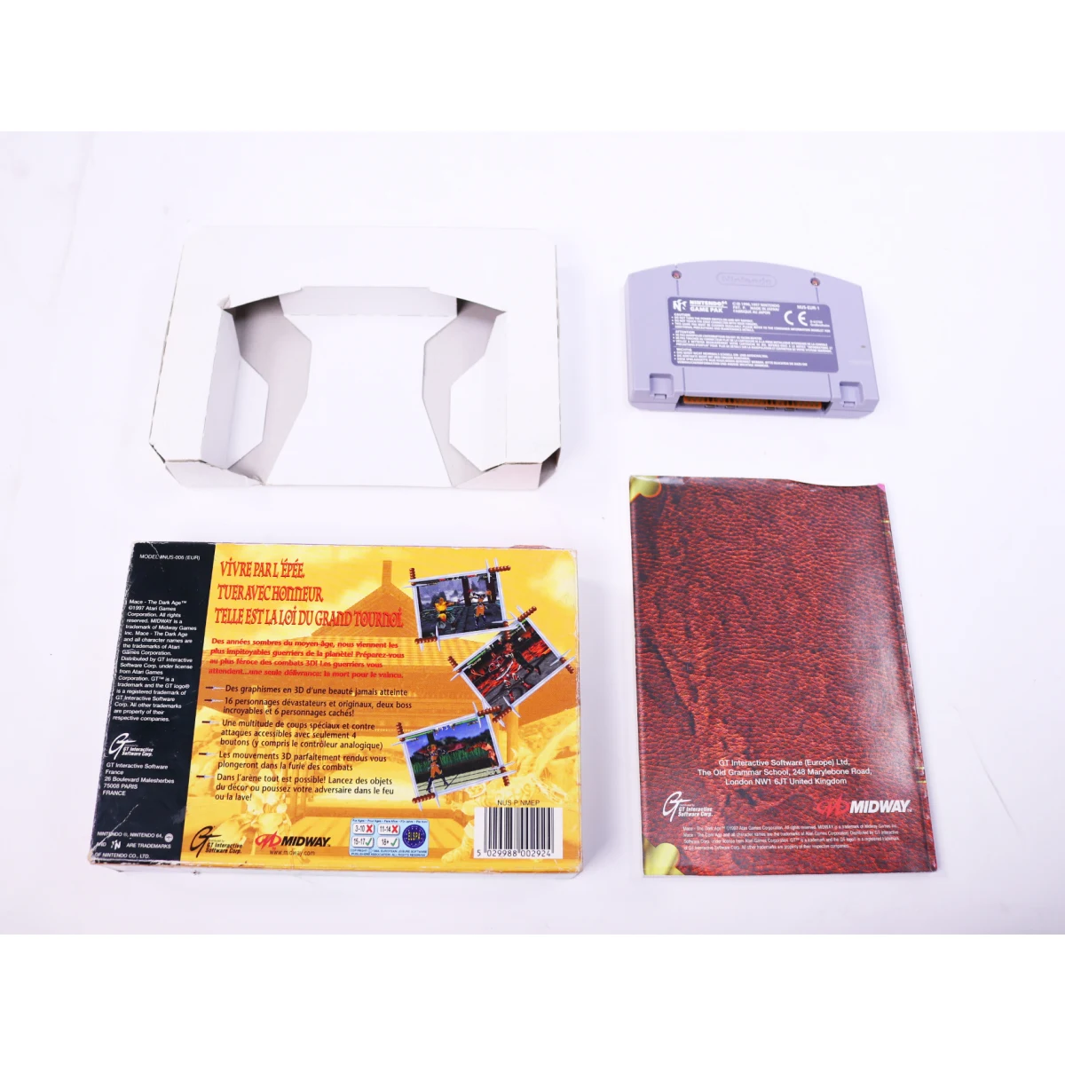 N64 - Mace: The Dark Age - Boxed CIB - productfoto 2