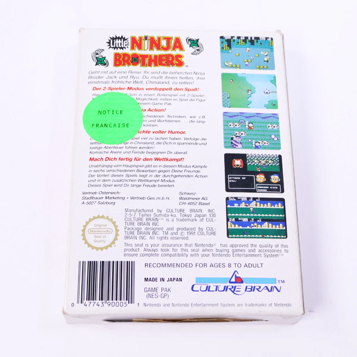 NES - Little Ninja Brothers - Boxed CIB - productfoto 4