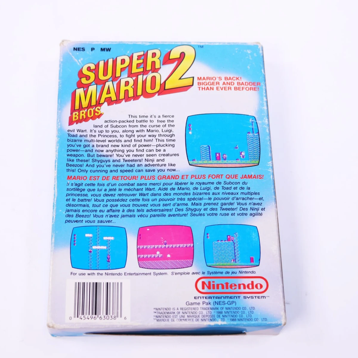 NES - Super Mario Bros 2 - Boxed - productfoto 4