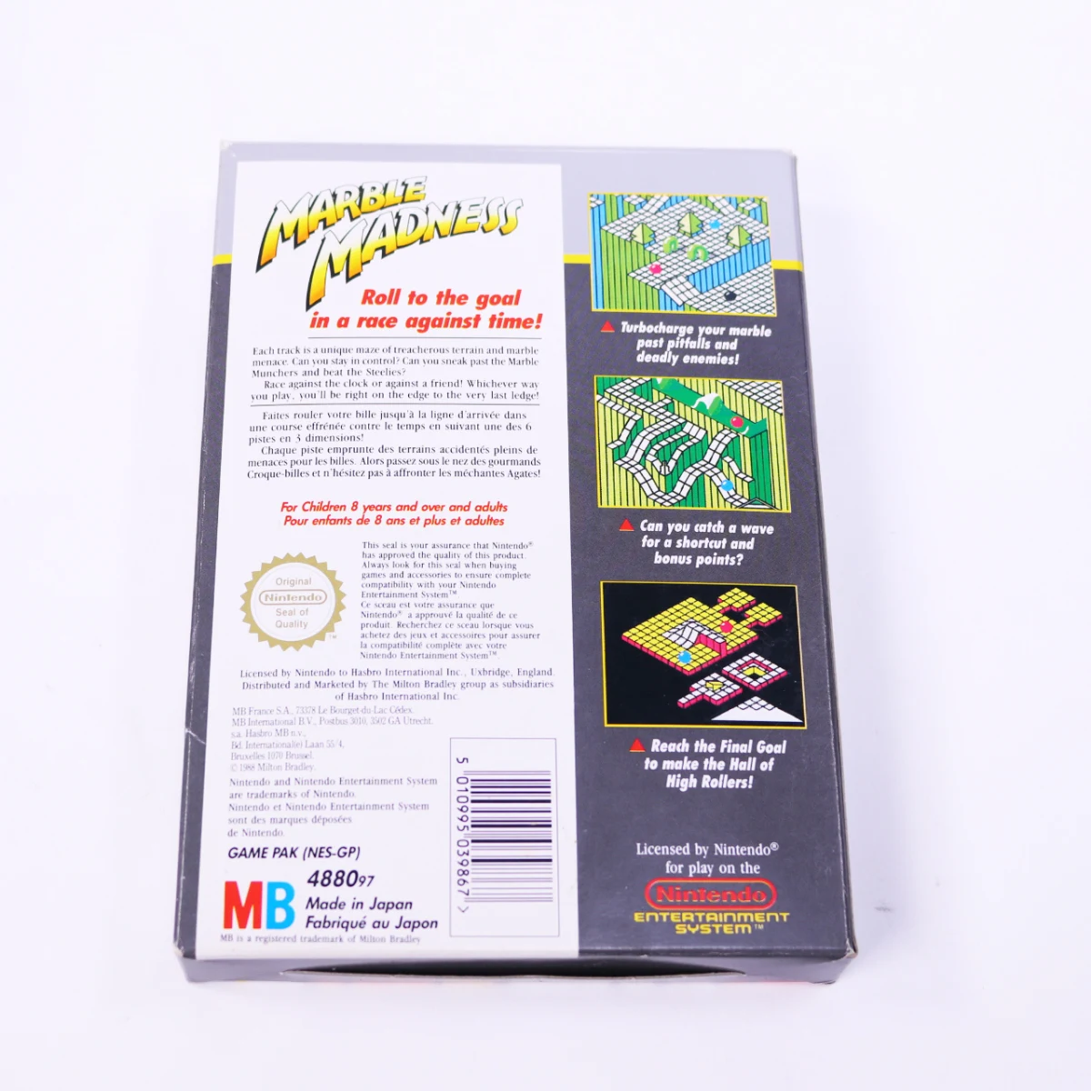 NES - Marble Madness - Boxed CIB - productfoto 4