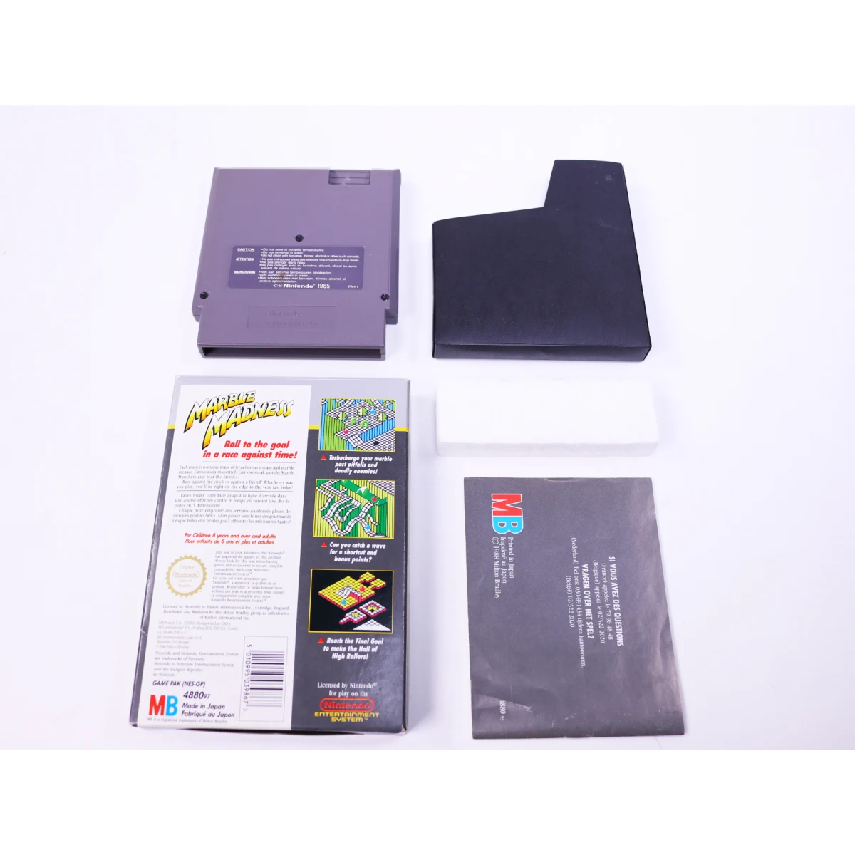 NES - Marble Madness - Boxed CIB - productfoto 2