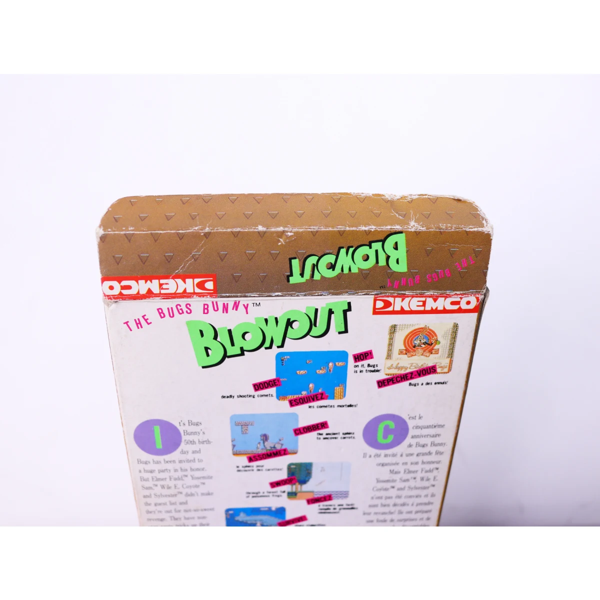 NES - the Bugs Bunny Blowout - Boxed CIB - productfoto 7