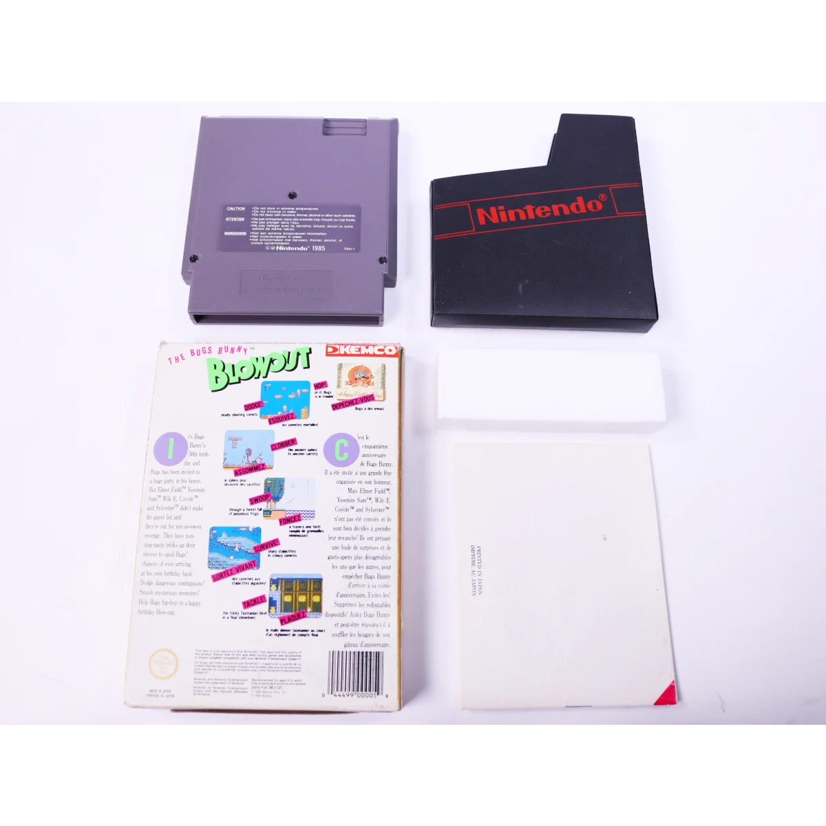 NES - the Bugs Bunny Blowout - Boxed CIB - productfoto 2