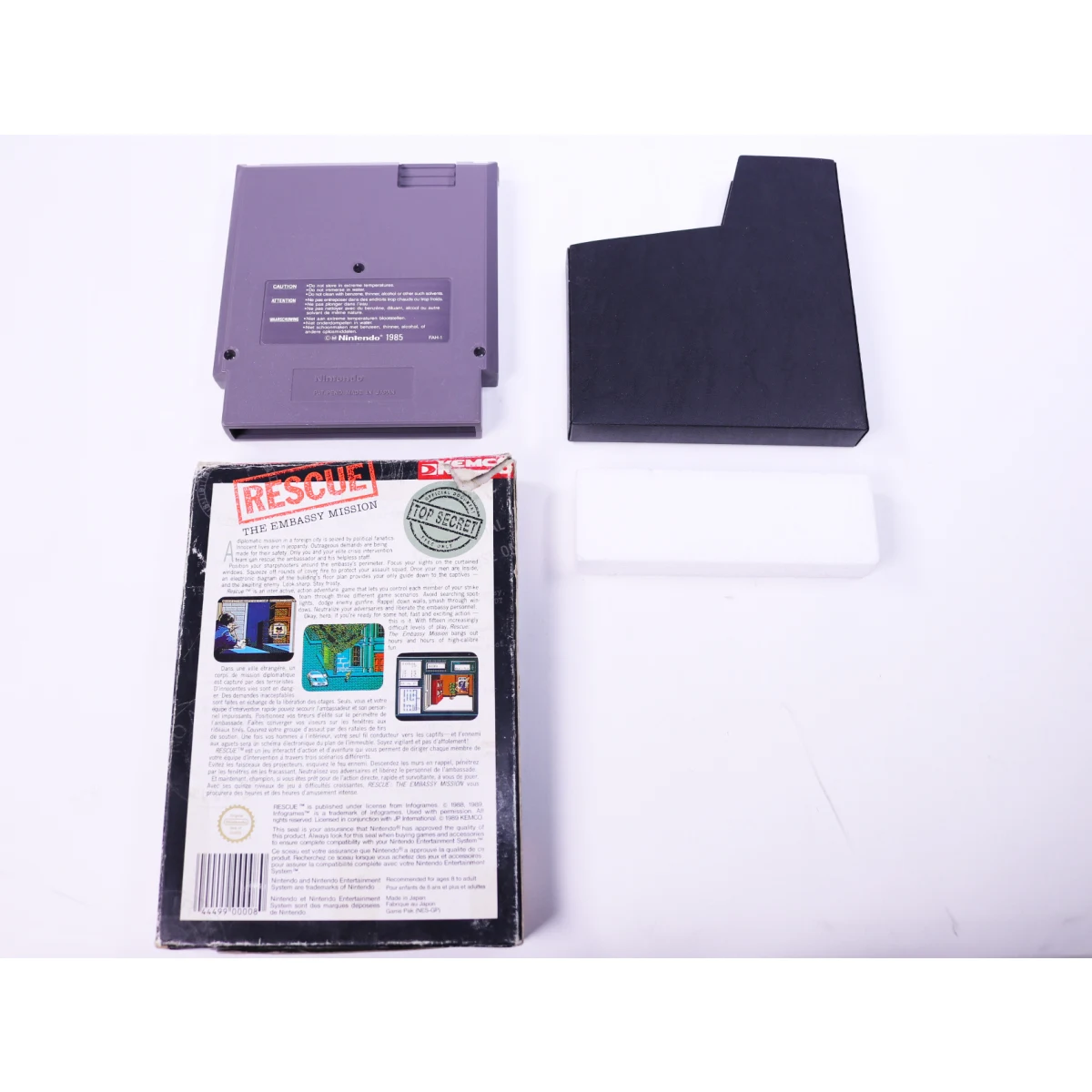 NES - Rescue The Embassy Mission - Boxed - productfoto 2