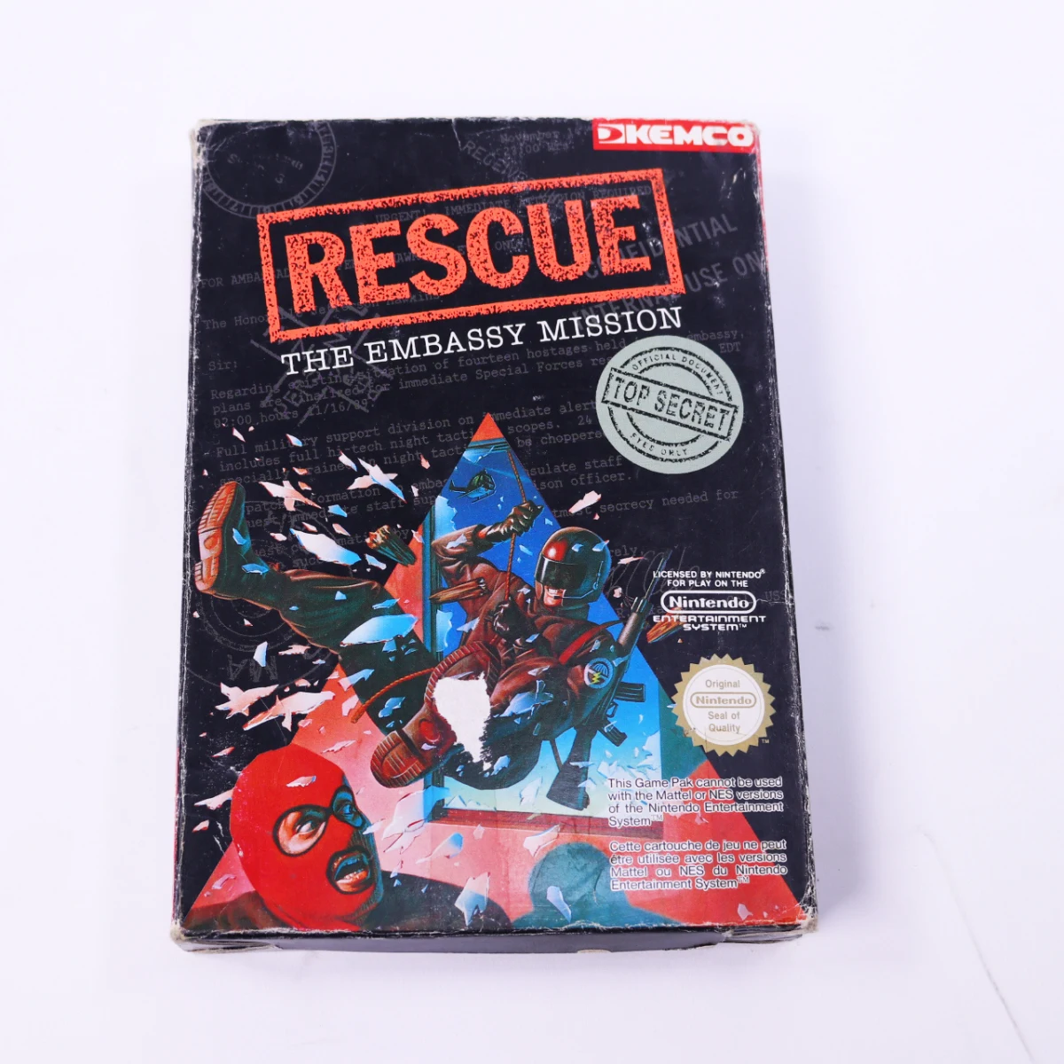 NES - Rescue The Embassy Mission - Boxed - productfoto 3