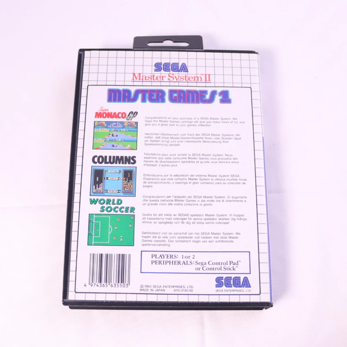 SEGA Master System - SEGA Master Games [No Manual] - Sega - productfoto 2