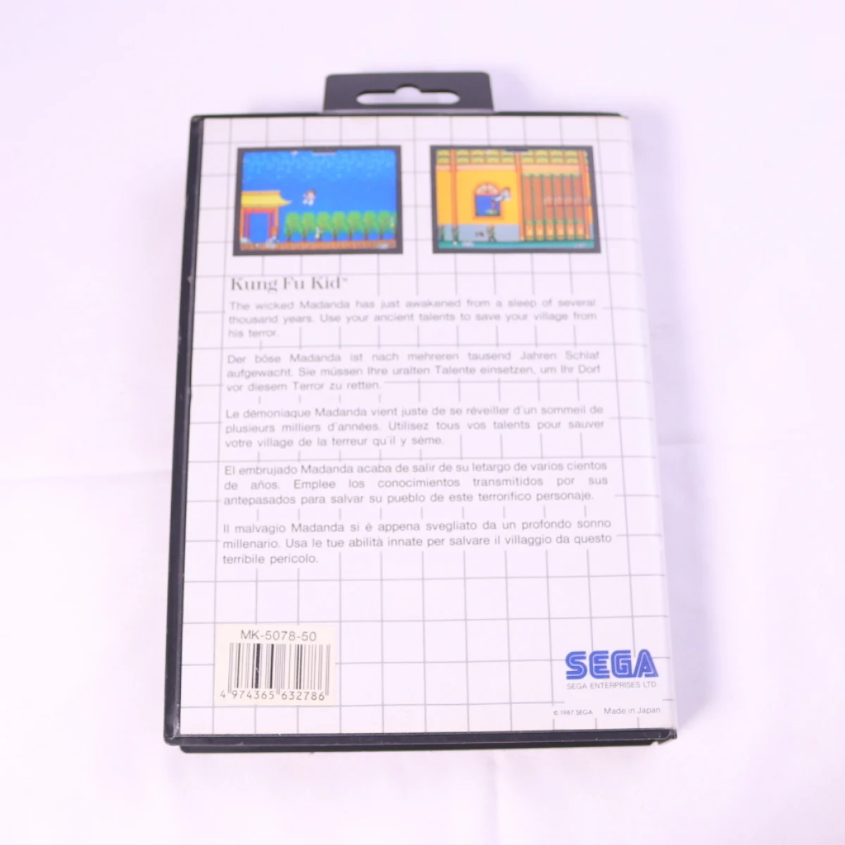 SEGA Master System - Kung Fu Kid [No Manual] - productfoto 2