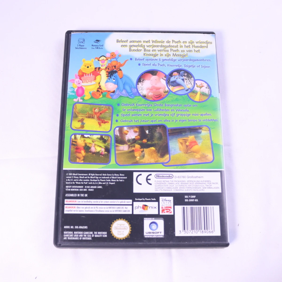 GameCube - Winnie the Pooh's Rumbly Tumbly Adventure - productfoto 2