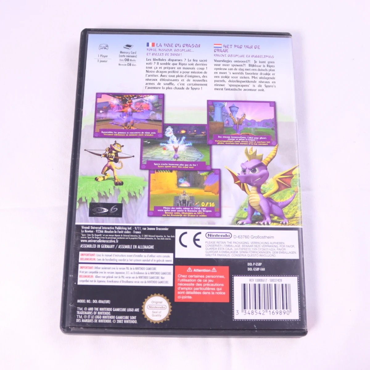 GameCube - Spyro: Enter the Dragonfly - productfoto 2