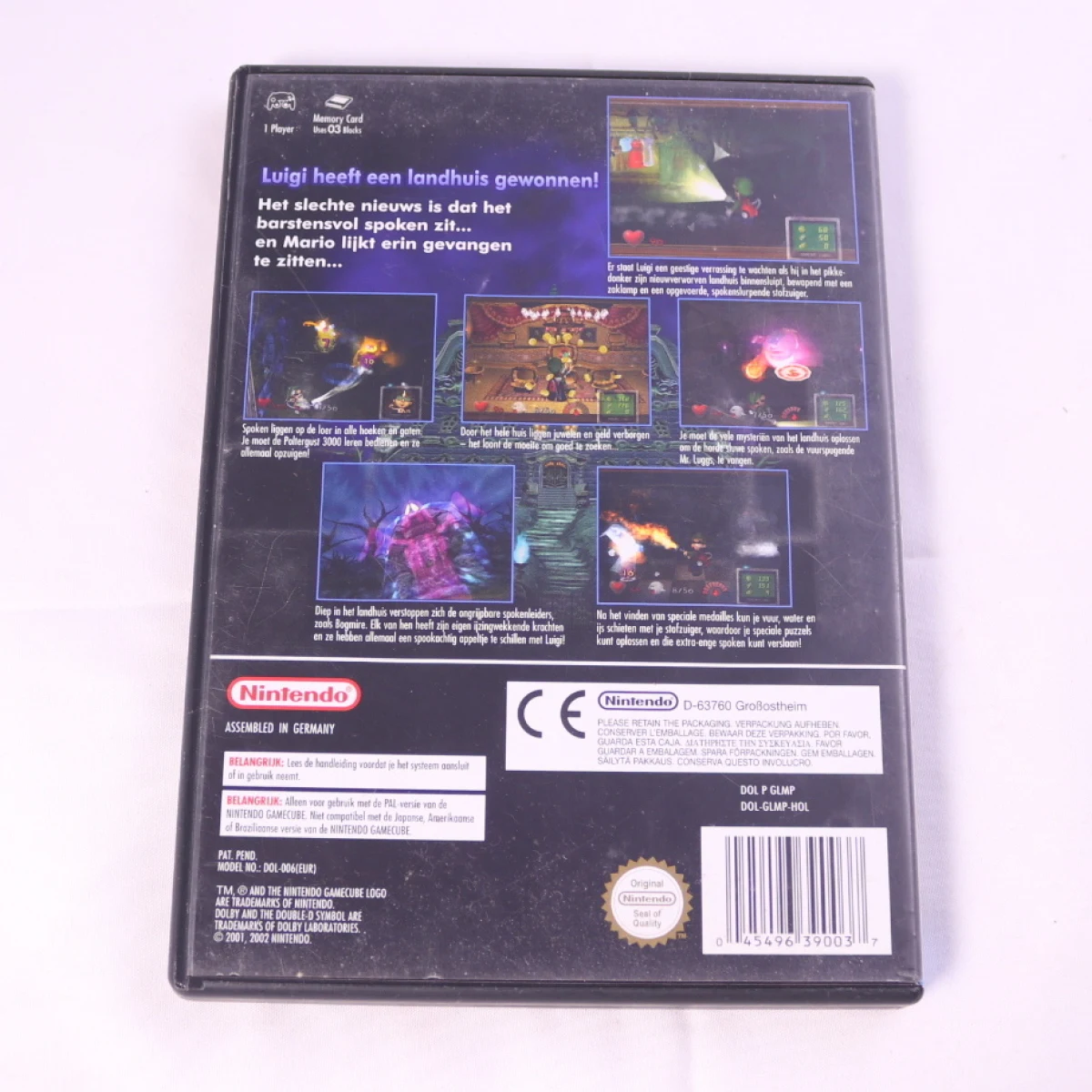 GameCube - Luigi's Mansion - productfoto 2