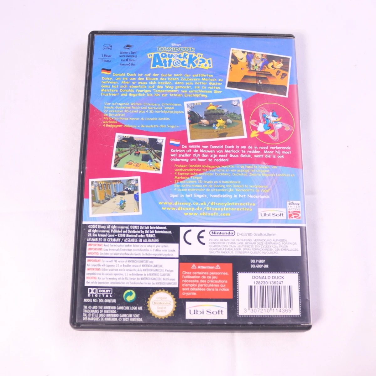GameCube - Donald Duck: Goin' Quackers - productfoto 2