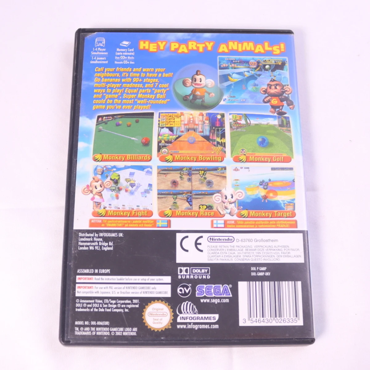GameCube - Super Monkey Ball - productfoto 2