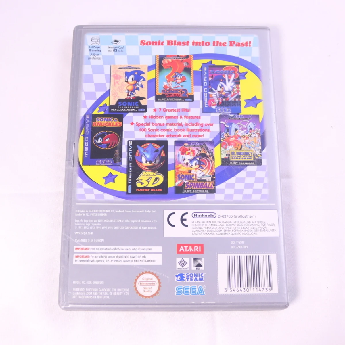 GameCube - Sonic Mega Collection [Player's Choice] - productfoto 2