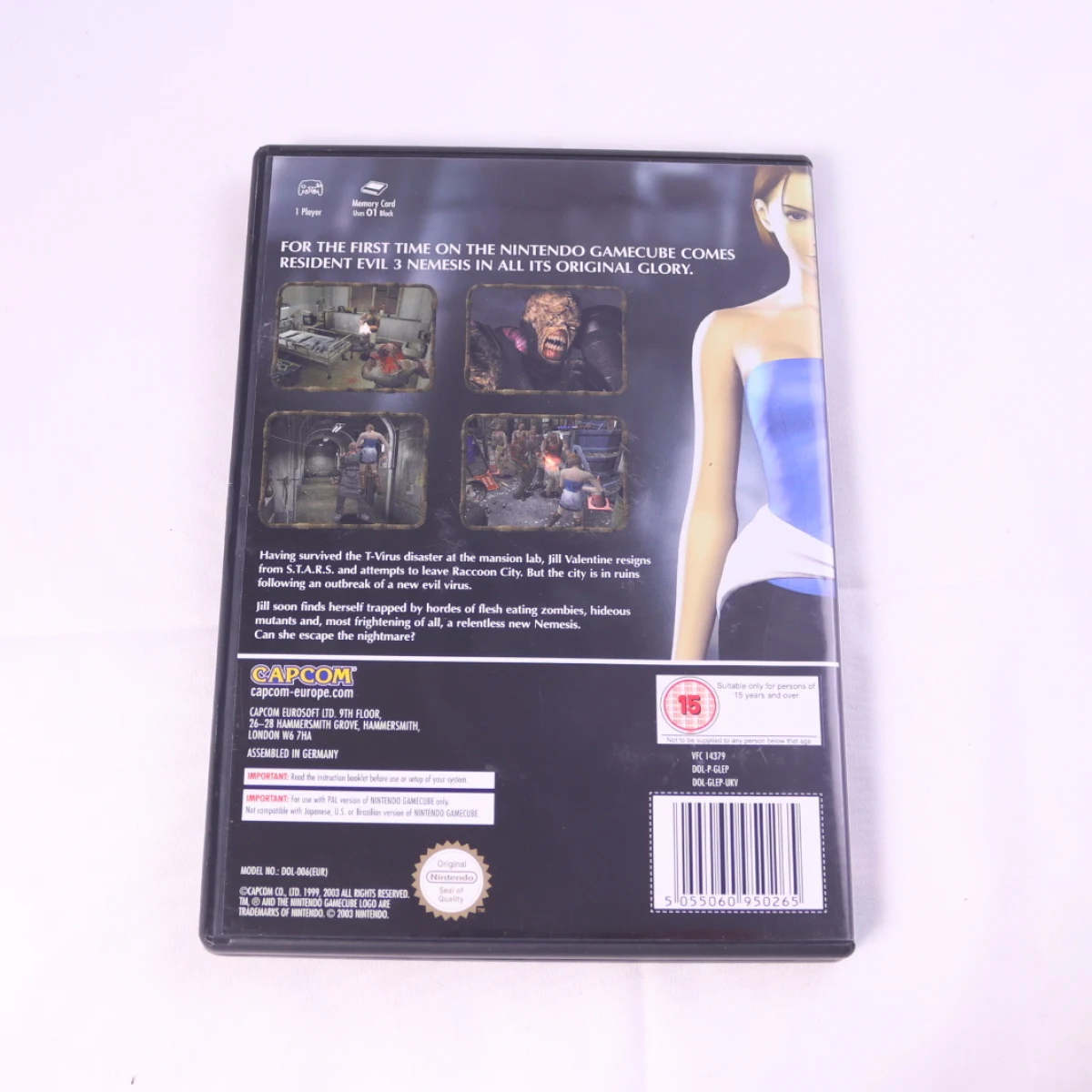 GameCube - Resident Evil 3: Nemesis - productfoto 2