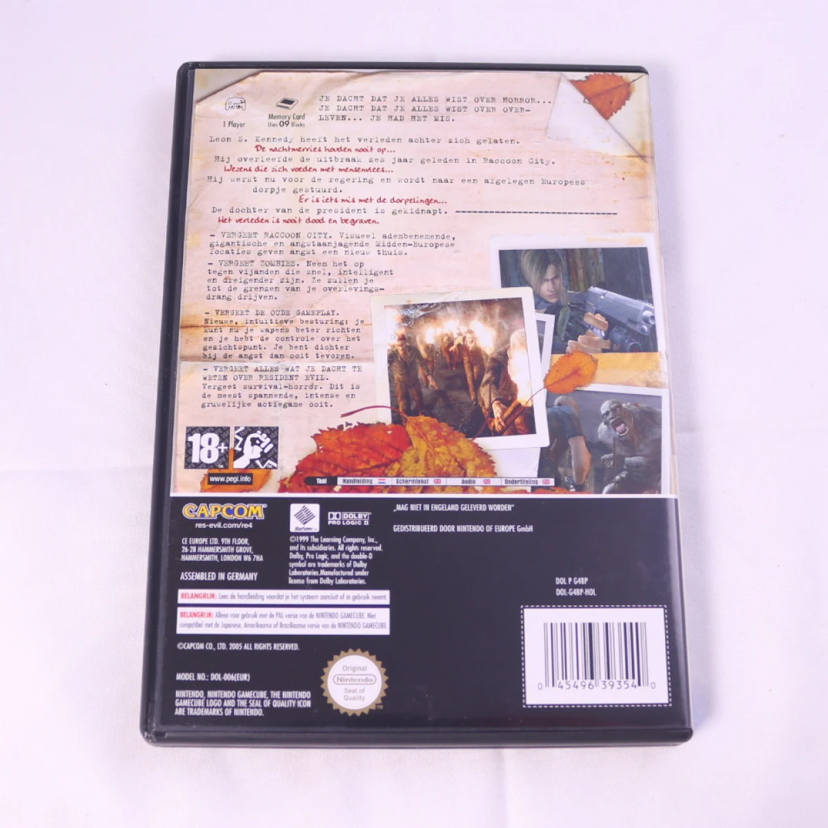GameCube - Resident Evil 4 - productfoto 2