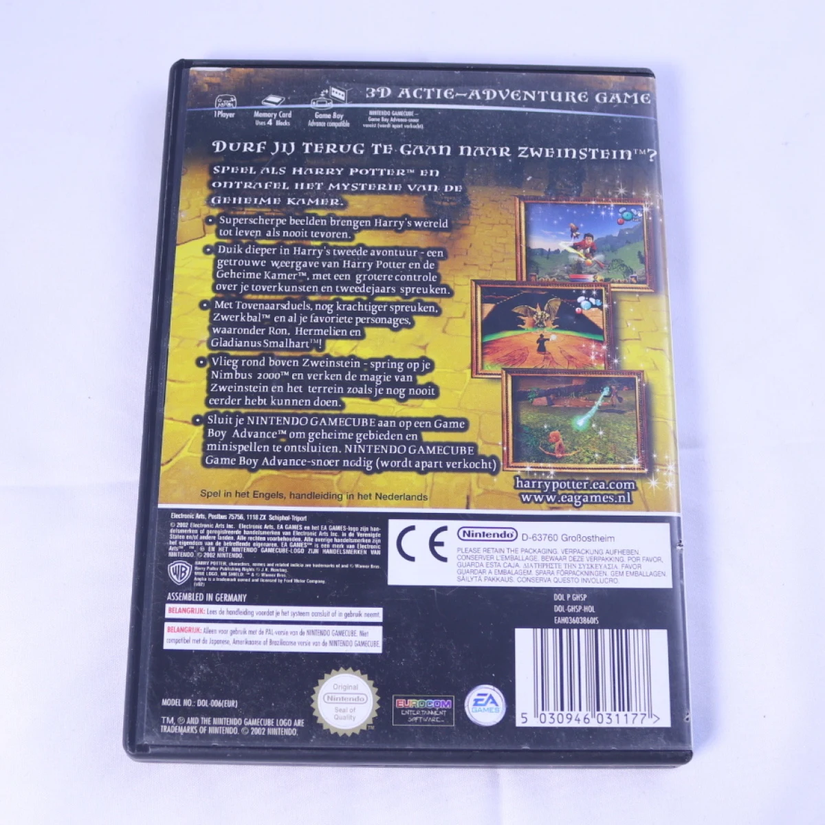 GameCube - Harry Potter and the Chamber of Secrets - productfoto 2