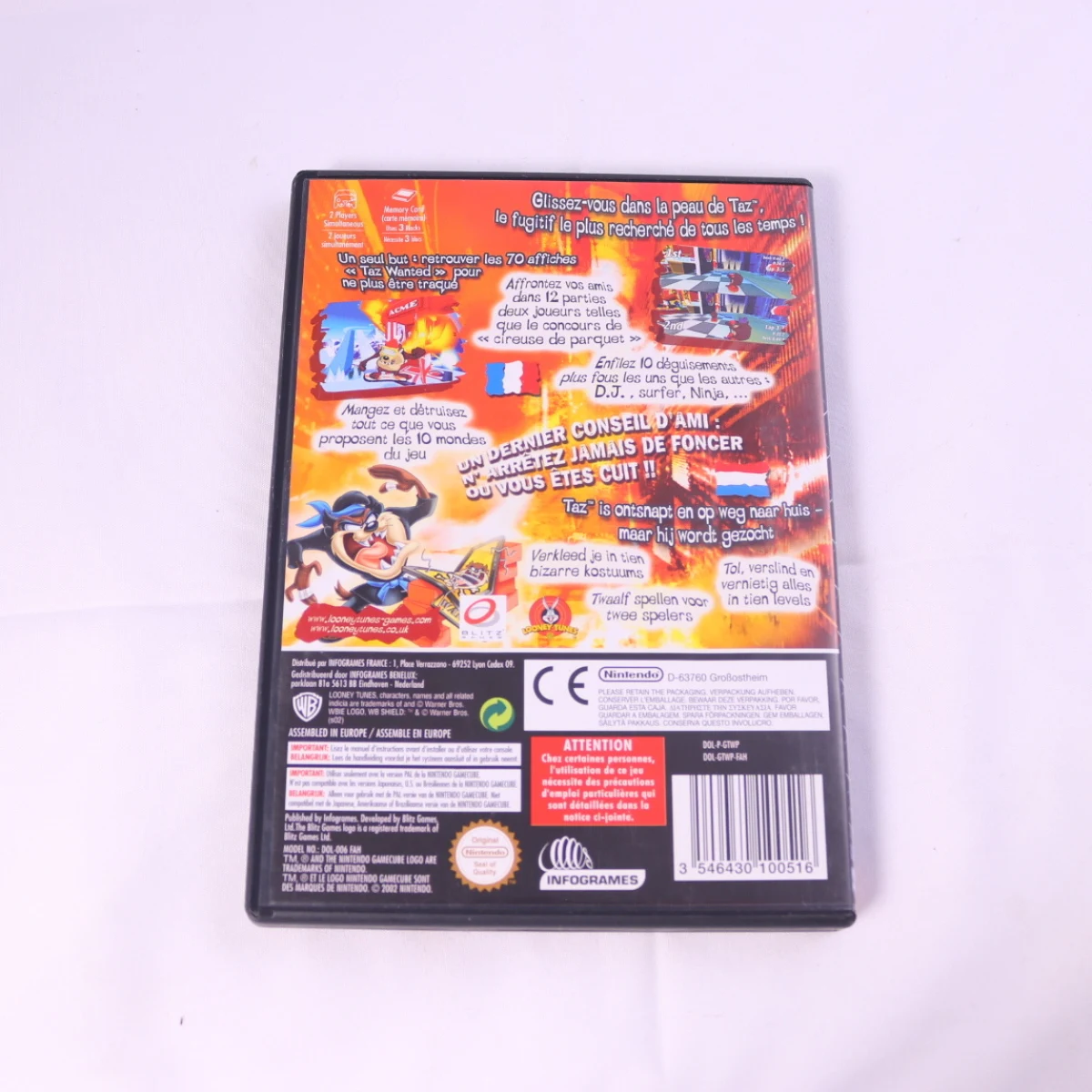 GameCube - Taz Wanted [Player's Choice] - productfoto 2