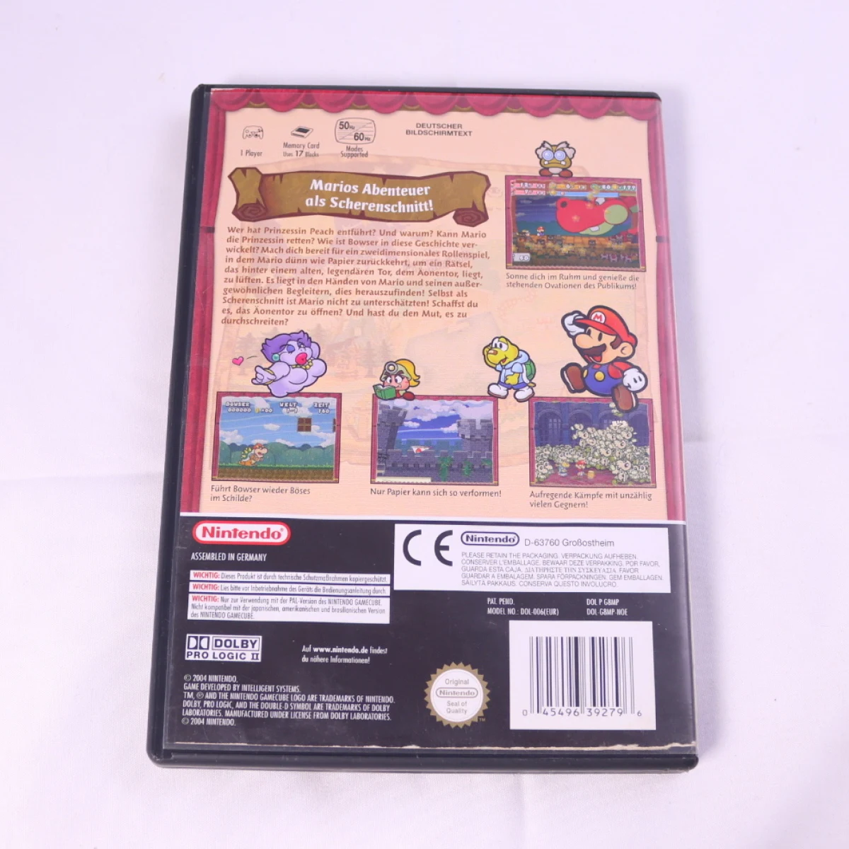 GameCube - Paper Mario: The Thousand-Year Door [German] - productfoto 2