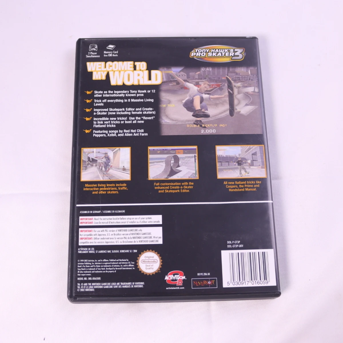 GameCube - Tony Hawk's Pro Skater 3 - productfoto 2