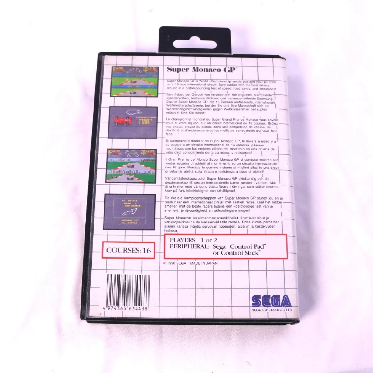 SEGA Master System - Super Monaco GP [No Manual] - productfoto 2