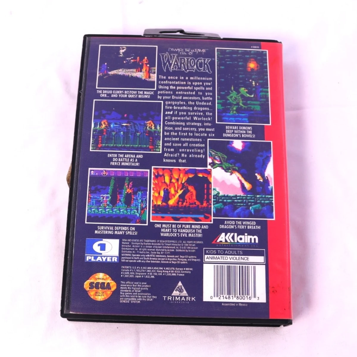 SEGA Genesis - Warlock - productfoto 2