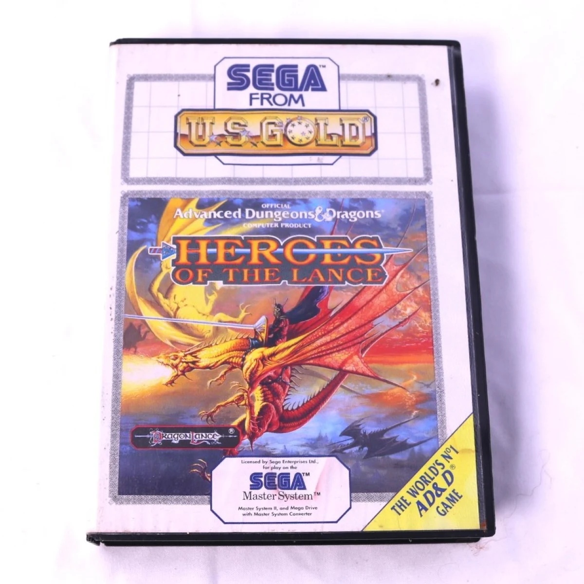 SEGA Master System - Advanced Dungeons & Dragons Heroes of the Lance [No Manual]