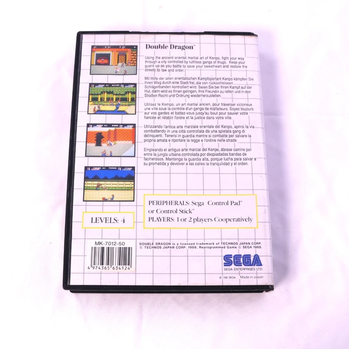 SEGA Master System - Double Dragon [No Manual] - productfoto 2