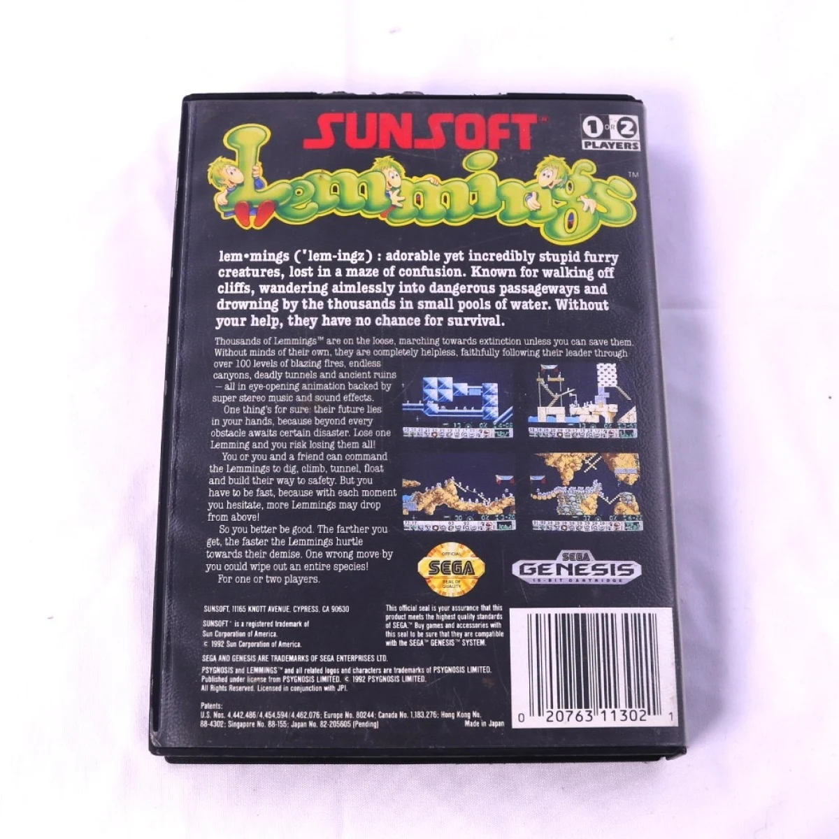 SEGA Genesis - Lemmings - productfoto 2