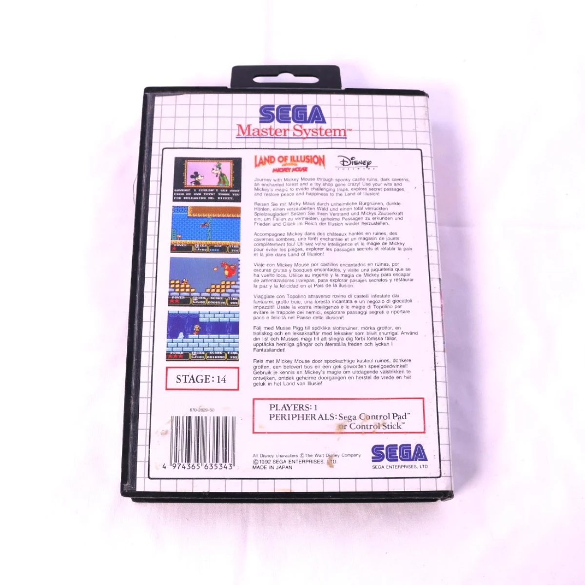 SEGA Master System - Land of Illusion Starring Mickey Mouse [No Manual] - productfoto 2